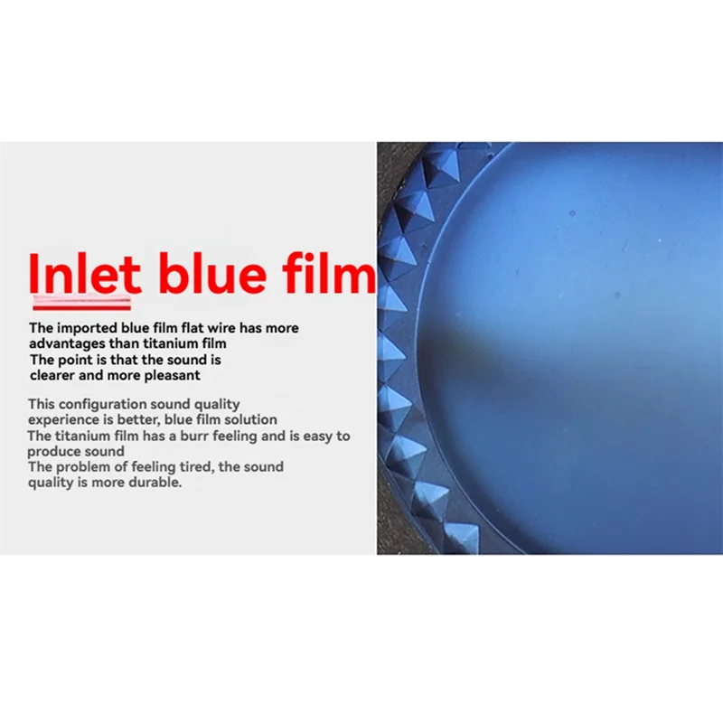 AA87 Hochwertiger Hochtöner, Schwingspule, blauer Filmkern, Lautsprecher-Hochtöner. Die Klangqualität ist transparent und nicht härt
