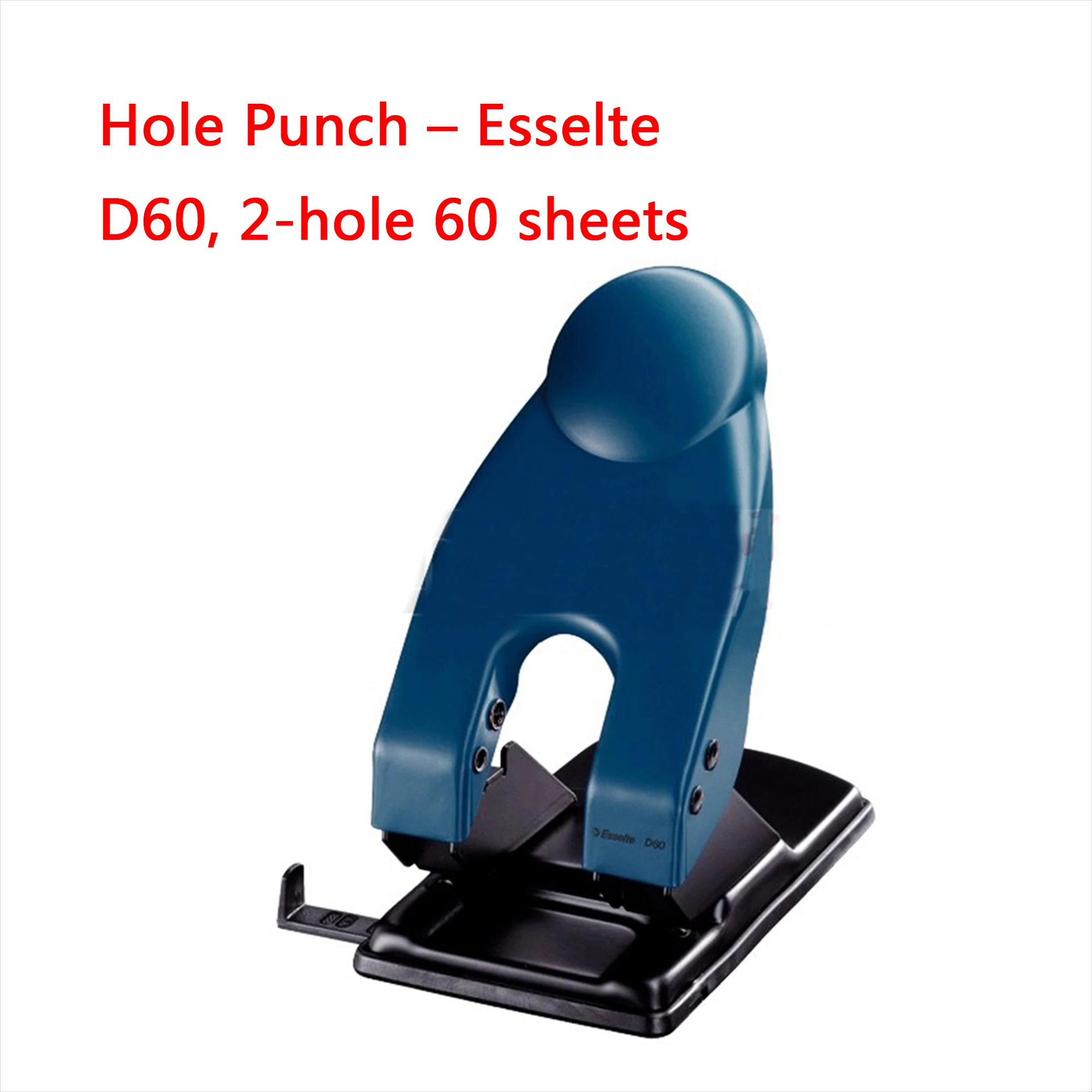 

Дырокол – для Esselte D60, 2 отверстия, 60 листов.