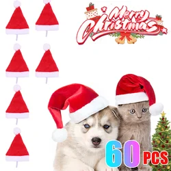 Christmas Pet Dog Cat Santa Hat Cosplay Hats Pet Costume Ornaments Party Pet Supplies Christmas Decorations suministros navideño