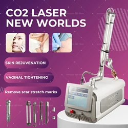 Tragbare CO2 fraktionierte Laser maschine Vaginal straffung Haut Umformung Falten Akne Behandlung Narben entfernung Schönheits ausrüstung