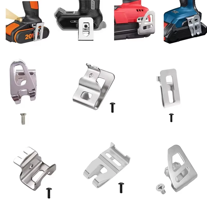 for Dewalt/Makita/Bosch/Milwaukee/Worx 18V20V  Electric Drill Belt HookCordless Drills Wrench Holder Clip Hooks Power Tool Part