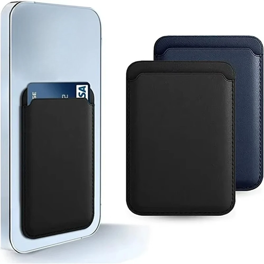 Mobile Phone Magnetic Leather Card Bag Universal Multi Color Slot Wallet Case For iPhone 15 16 Pro Max 14 13 Samsung S24 Ultra