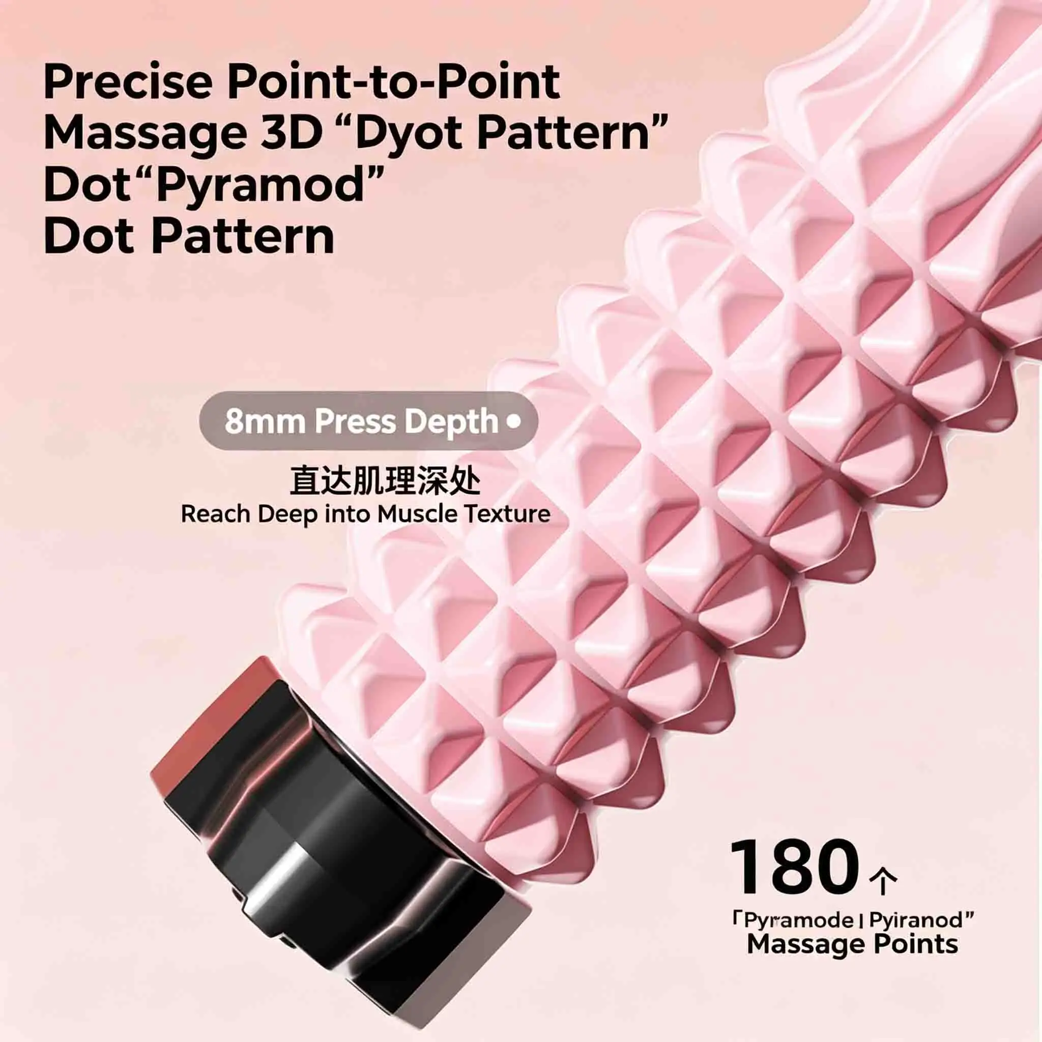 59cm Yoga Foam Roller Muscle Massage Yoga Column Pilates Block Gym Fitness Back Leg Waist Pain Relief Equipment