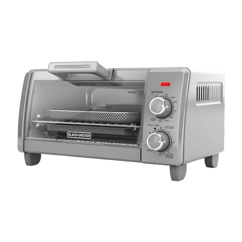 

BLACK+DECKER 4 Slice Toaster Oven - Silver - TO1700SG