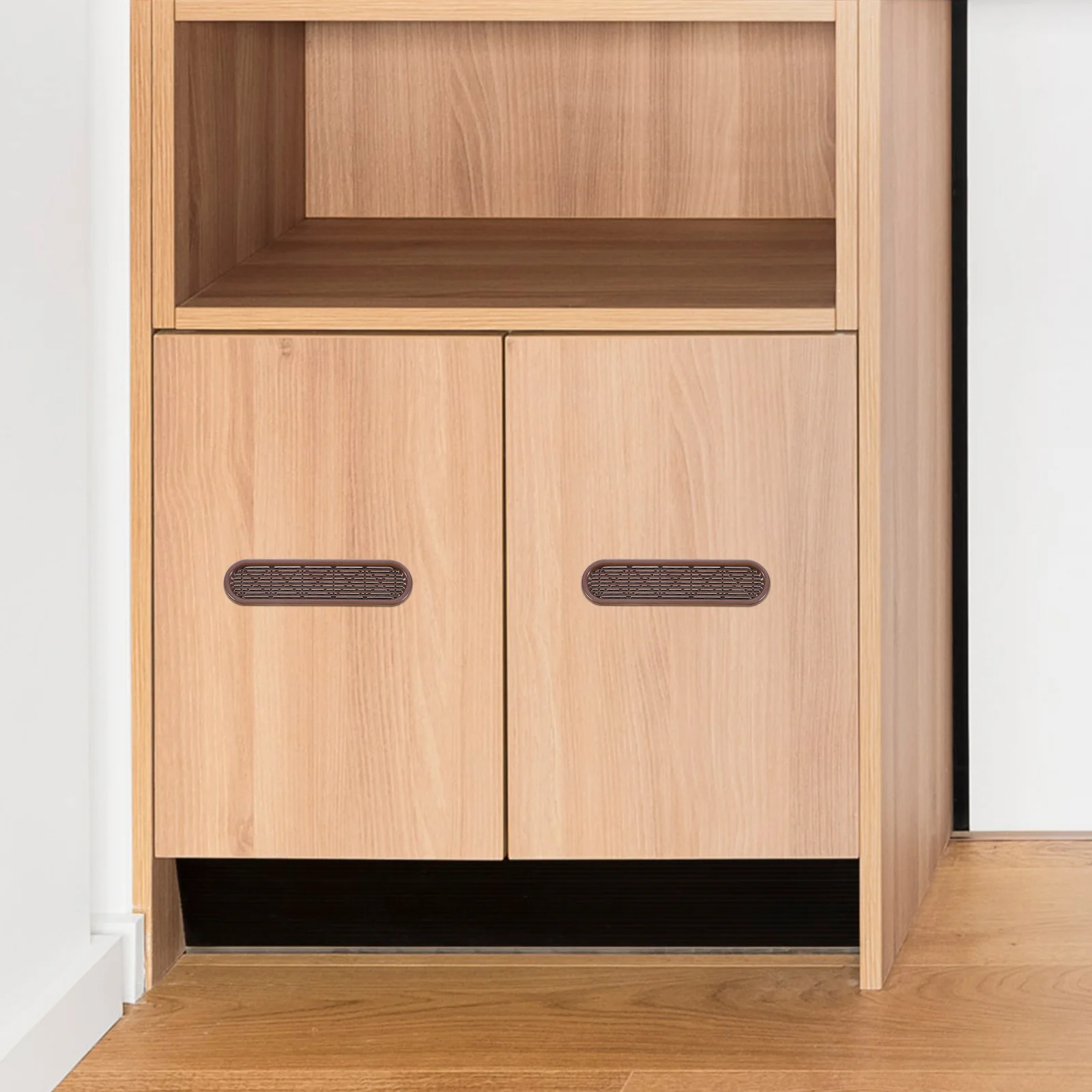 

4Pcs Plastic Wardrobe Ventilation Mesh Cover Modern Minimalist Air Vent Grille Panel for Closet Shoe Cabinet Air Circulation