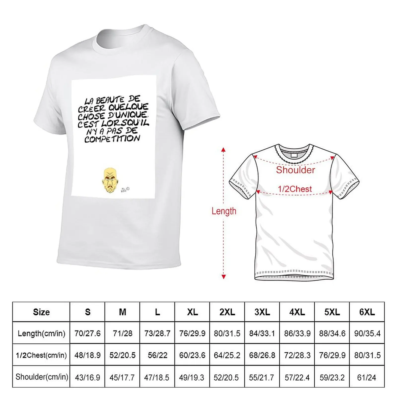Mr. Frustrated Mustached: inspiring quote 48A (French) T-Shirt cotton t shirt pack cotton t shirts high quality T-Shirt