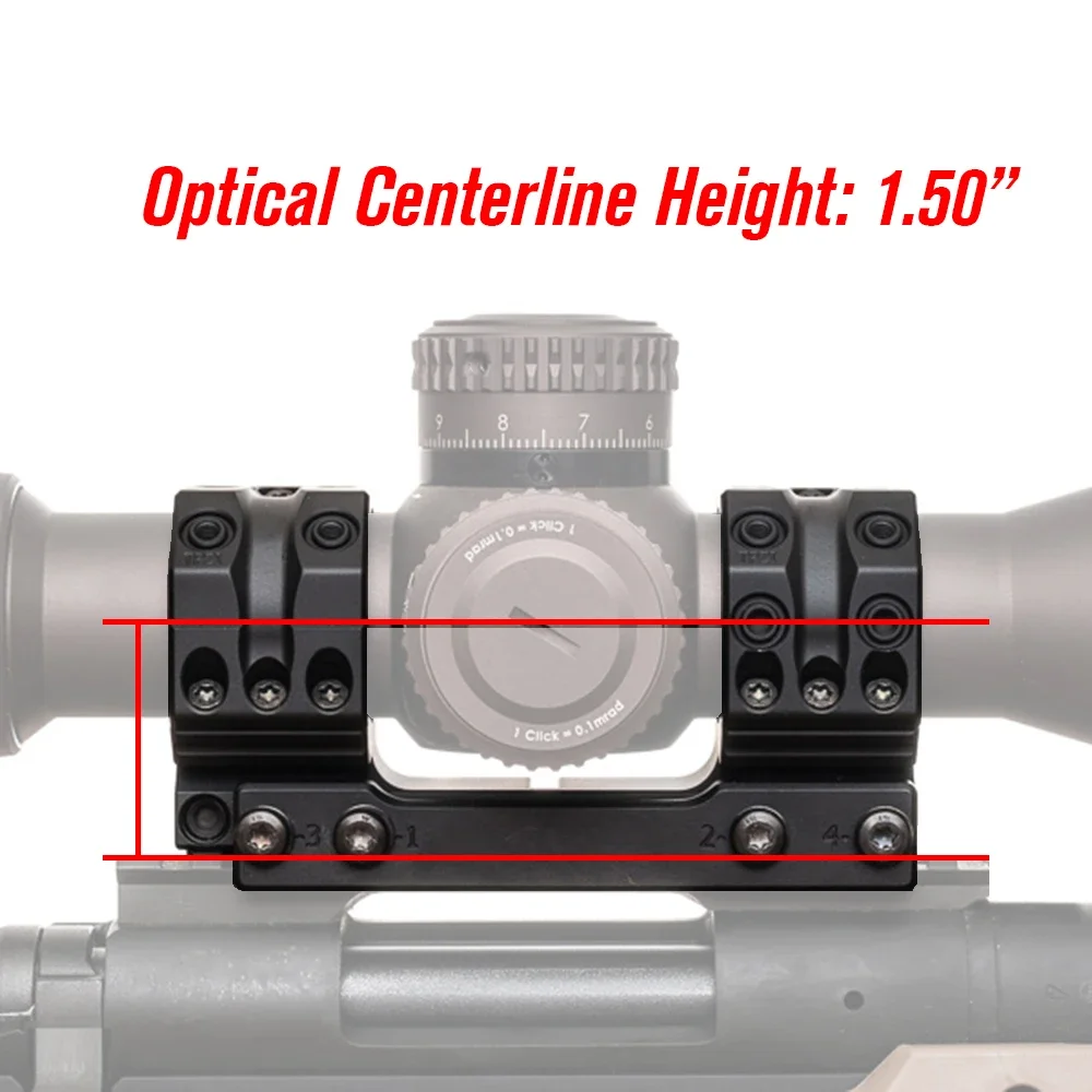Imagem -06 - Montagem de Escopo de Altura com Superfícies Sp3002 Sp4002 Mount 30 mm 34 mm 0mil 0moa 150 193 Apto para Acessórios de Escopo Novo 2024