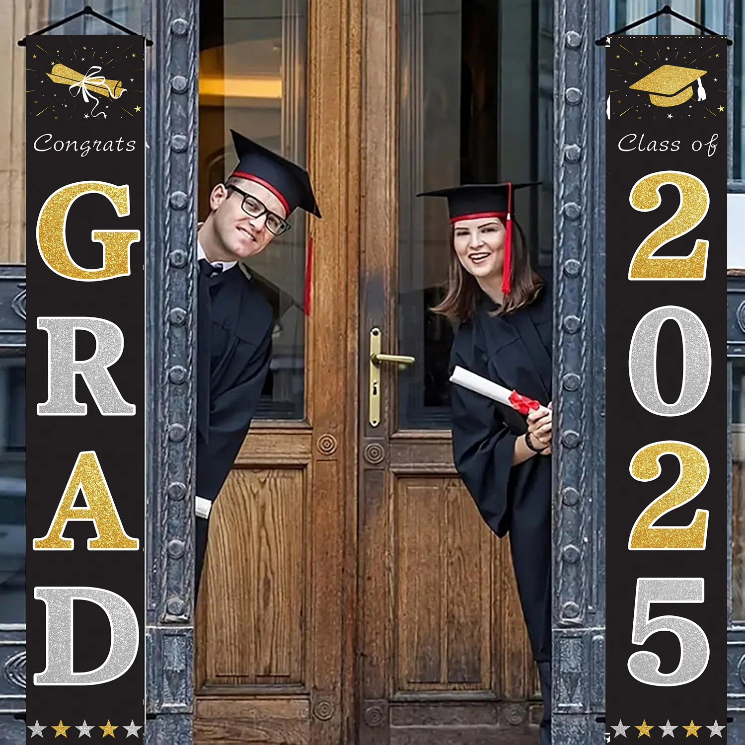 Flagnshow 100% Polyester Graduation Season Couplet Decoration