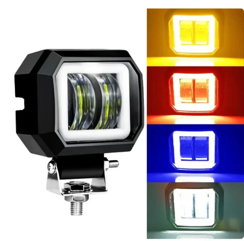 TCYATO المبيعات المباشرة للمصابيح الأمامية LED للسيارات، وشرائط إضاءة العمل LED المربعة، والأضواء الكاشفة للفتحة، والدراجات النارية #4