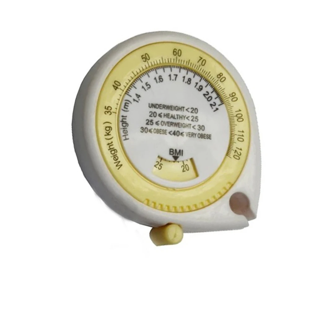 Einziehbares Maßband, präzises BMI-Körpermassenindex, Rechner, Diätband, hochwertige Maßnahmen, Werkzeuge, heißer Verkauf