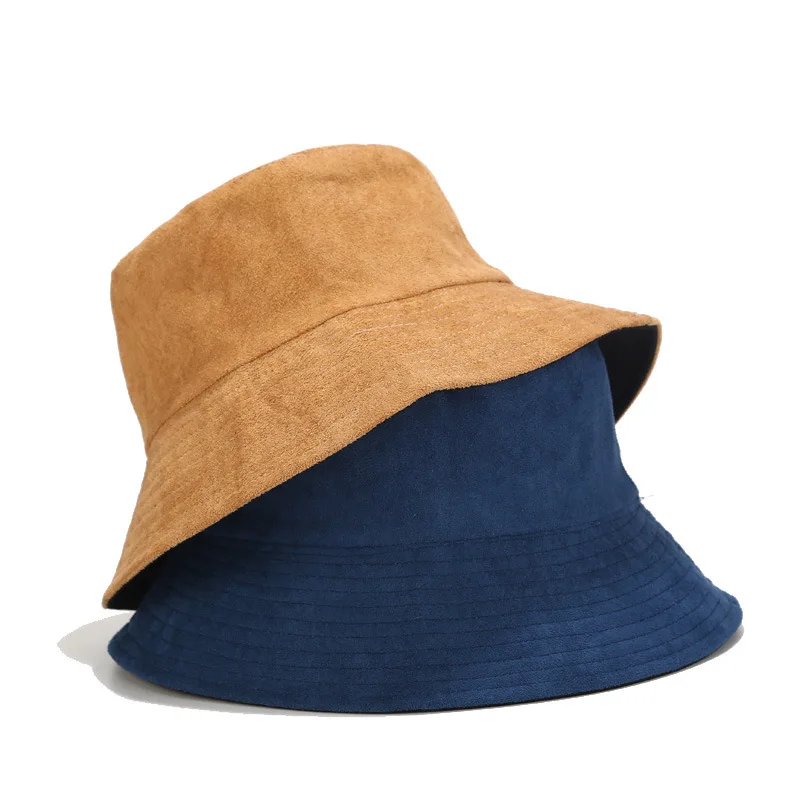 Personalisierter bedruckter Corduroy-Bucket-Hut mit Logo, Unisex, schlichte, einfarbige Kappen, Hip-Hop-Gorros, Panama-Hut für Herren und Damen, Strand- und Angelhut – Detail 5