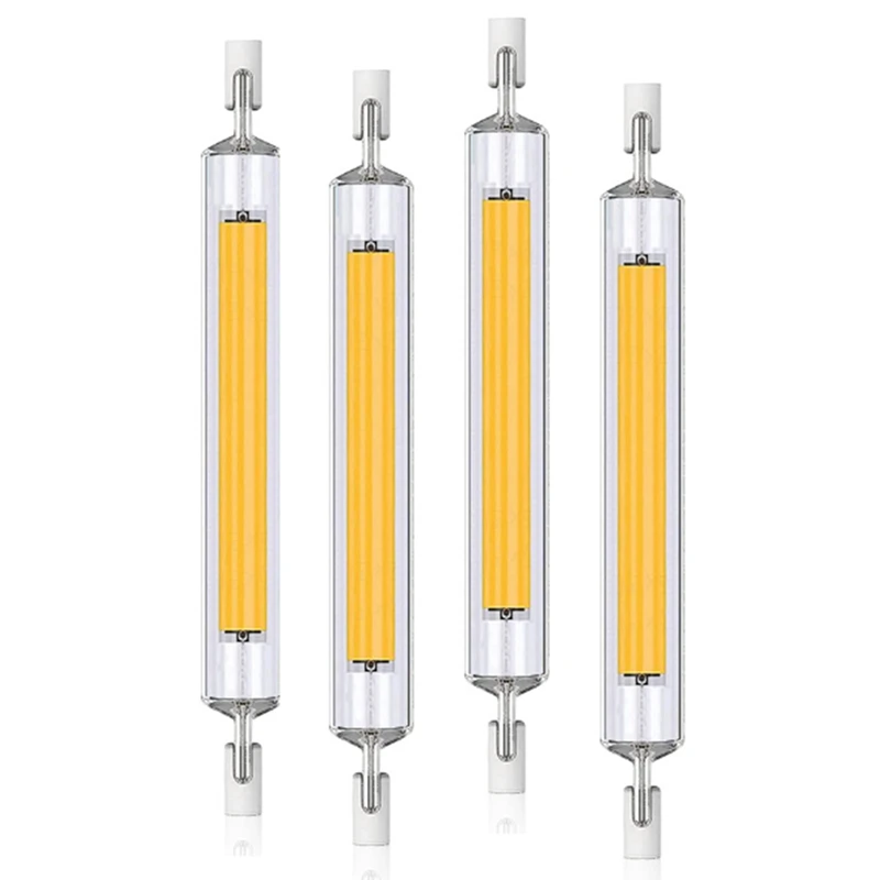 

High Power 10W LED R7S COB Glass Tube 118Mm COB Light Bulb AC220V LED Tube Replace Halogen Lamp Warm White