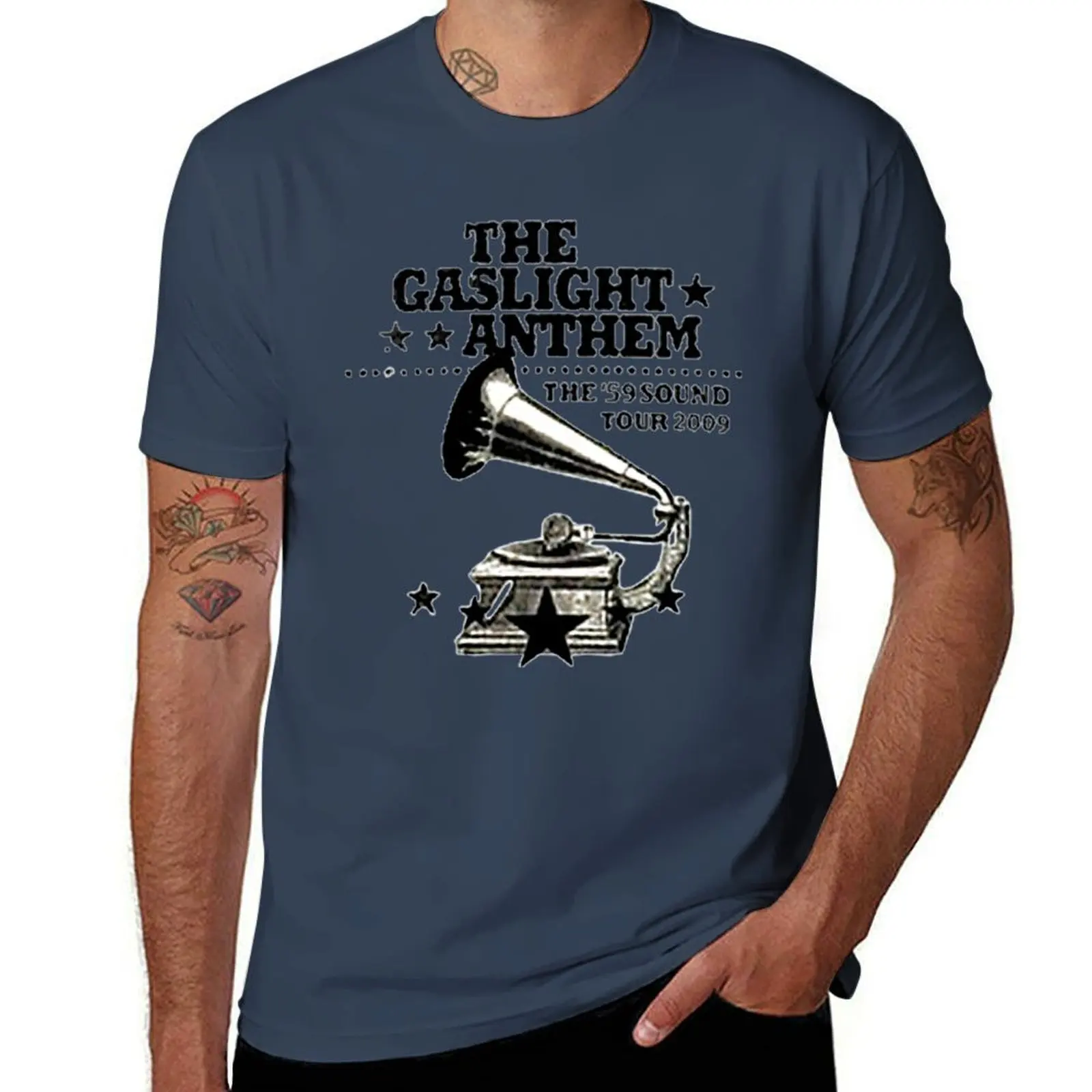 

Gaslight Anthem T-Shirt cotton t shirts high quality t shirt man designer printed t shirts for man T-Shirt
