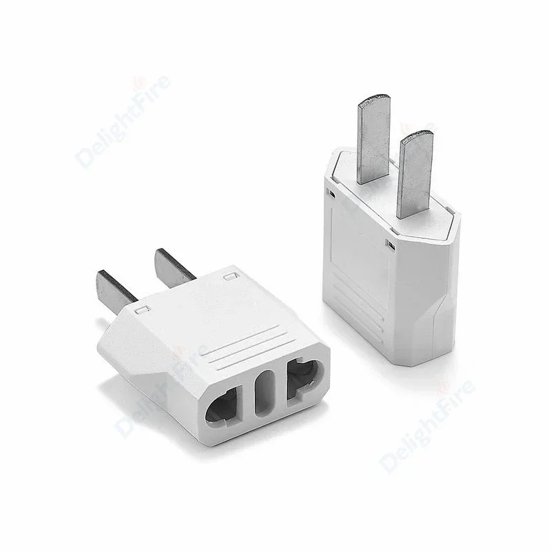 EU To US Plug Adapter American US To EU European Travel Adapter Korea KR Australia AU Plug Converter Power Sockets AC Outlets