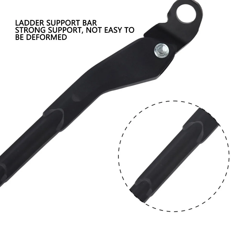 

Подставка для велосипеда из алюминиевого сплава, легко устанавливаемая, черная, боковая, регулируемая, нескользящая, для велосипедов 22-29 дюймов и 700C