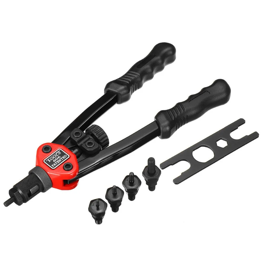 

Riveter Tool BT-606 Hand Threaded Rivnut Flat Head Thread Rivet Nuts M3 M4 M5 M6 M8 Double Handle Rivet Tools