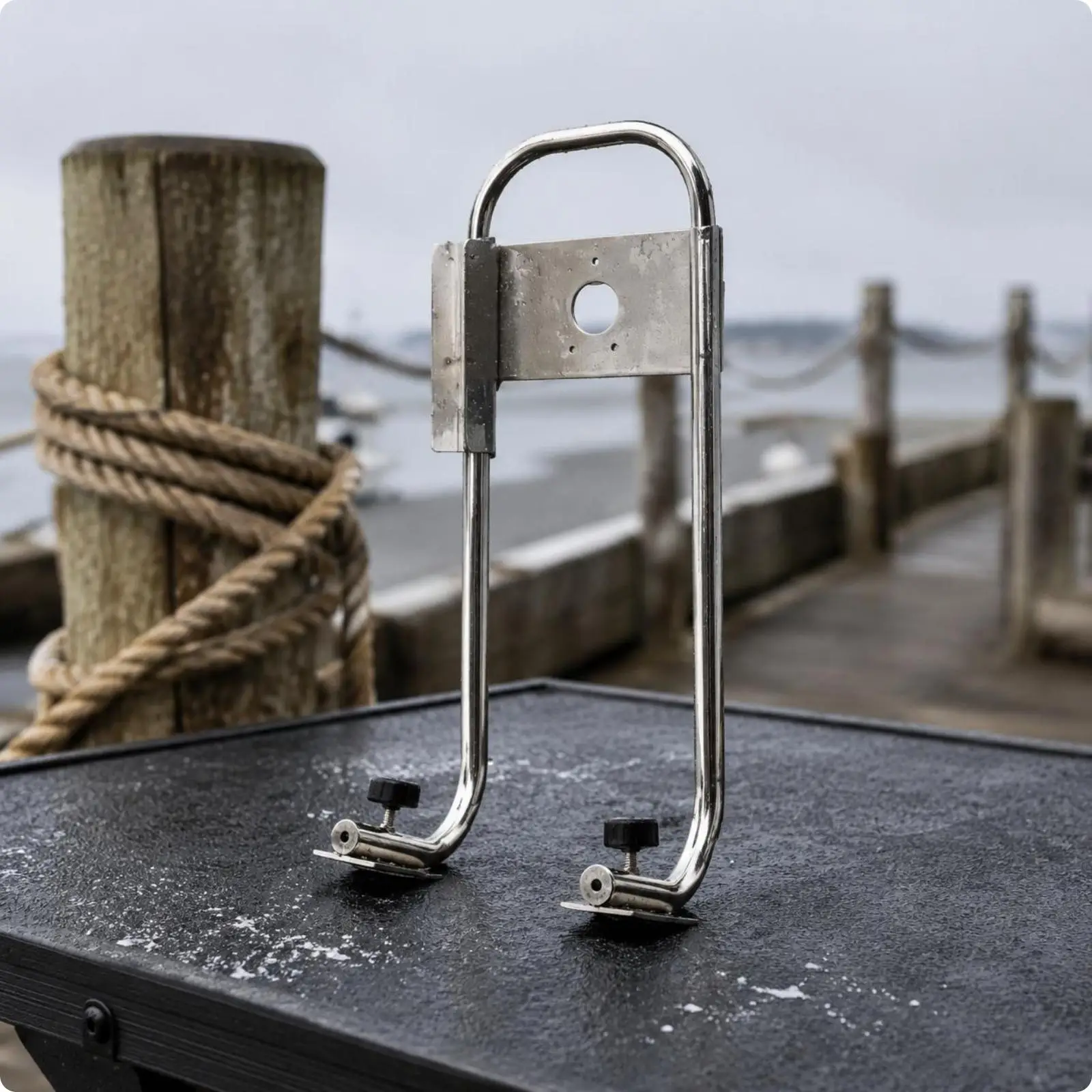 Boat Control Console Stainless Steel Rectangular Mount for Boat Steering Station