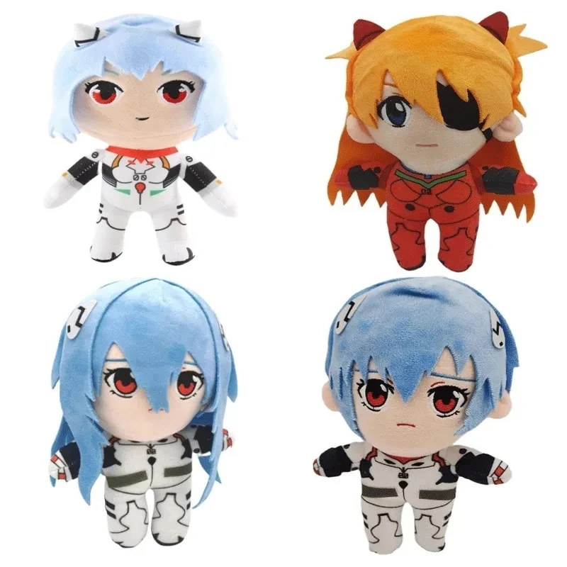 2026 20cm Ayanami Plush Toy Cartoon Anime Plush Toy Kawaii Evangelion Plush EVA Soft Fill Room Decoration Christmas Gift