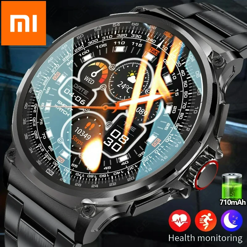 

Смарт-часы Xiaomi для мужчин Huawei GPS 1,85-дюймовые умные часы Ultra HD HD Bluetooth-вызов 710 мАч Большая батарея Спортивные часы для фитнеса