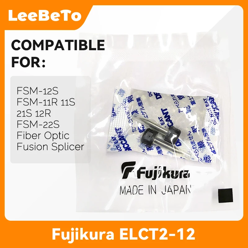 

Electrodes ELCT2-12 for FSM-12S FSM-11R 11S 21S 12R FSM-22S Fiber Optic Fusion Splicer Electrode for Fujikura