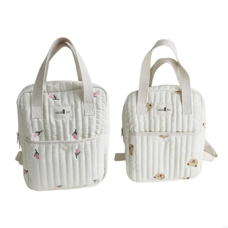 

Portable Baby Diaper Bag Case Travel Backpack with Embroidery Designing