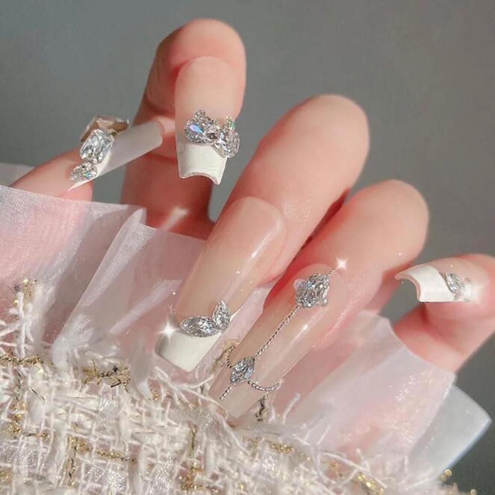 50 Stück gemischte Größe, flacher Boden, Zirkon-Diamant-Nagel-Charms, 2–3 mm, Edelsteine, Mini-Nagelkunst, Strass, mehrere Formen, Kristall-Nagel-Edelsteine – Detail 5