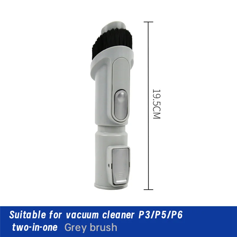 فرشاة JDZD 2In1 لـ Midea P3/P6/P5 مكنسة كهربائية بديلة فرشاة ناعمة لأجزاء المكنسة الكهربائية ميديا P6/P5/P3