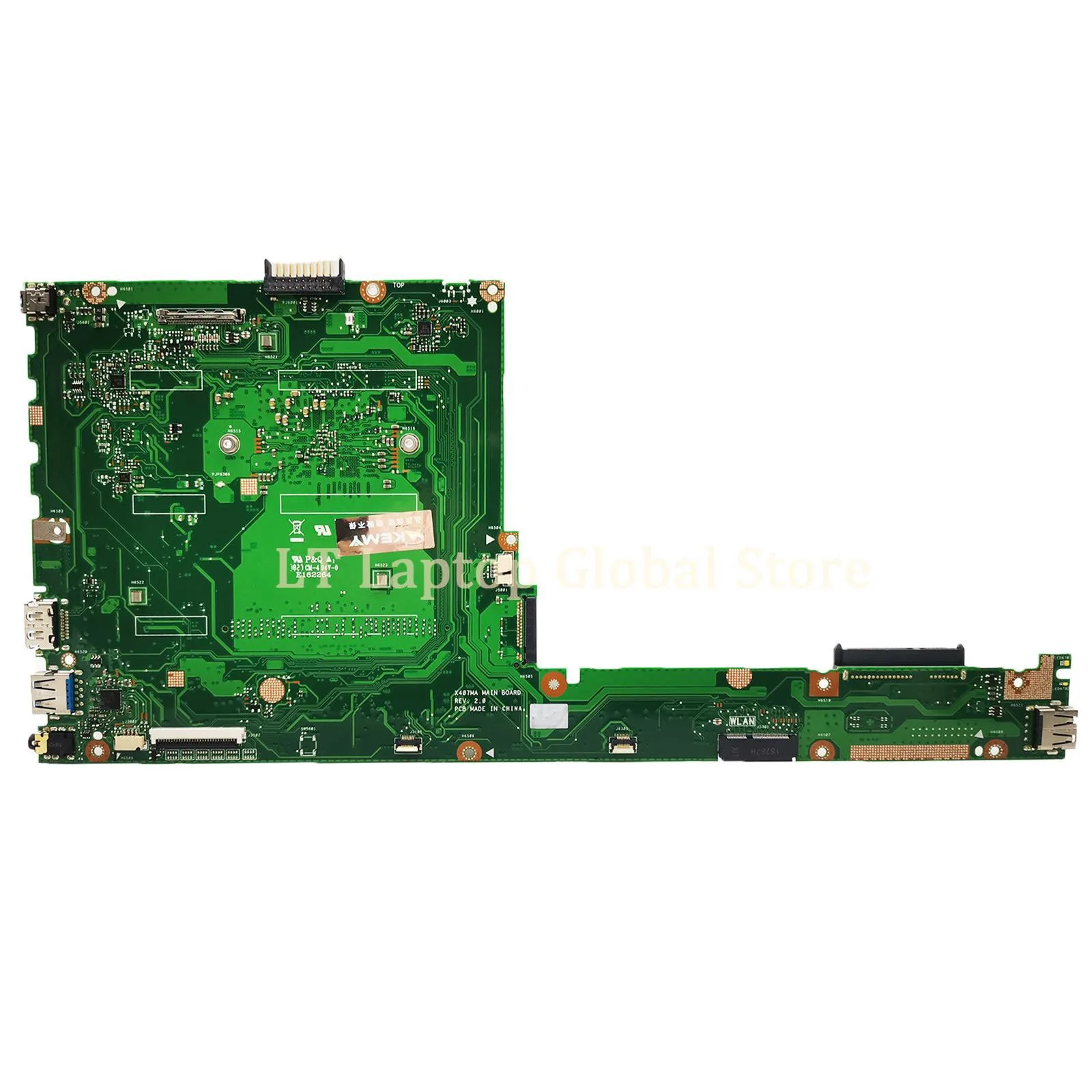 Imagem -02 - Placa-mãe do Portátil para Asus X407ma F407m F407m N4000 N4100 N5000 Ddr4