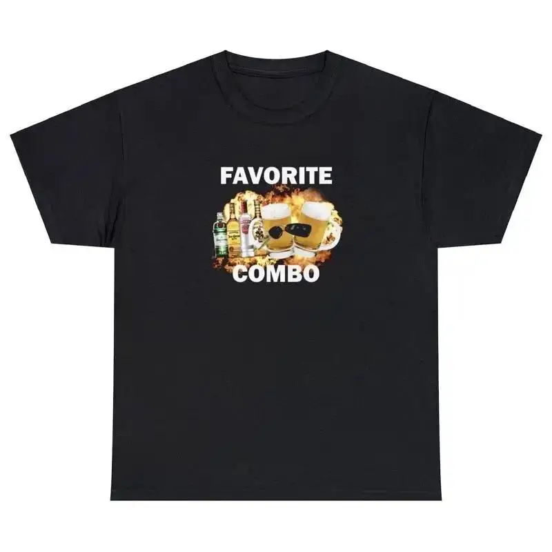 Favorite Combo T Shirt Funny Sarcastic Day Drinking Alcoholic Alcohol Humor Tee