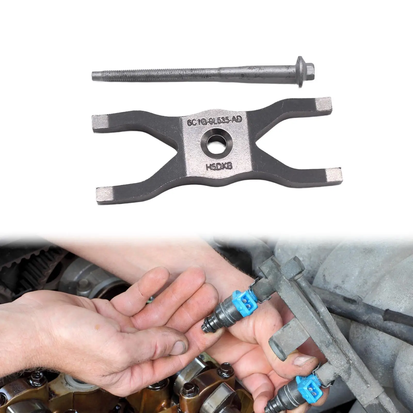 Fuel Injector Clamp and Injector Bolt for Ford Transit Replacement