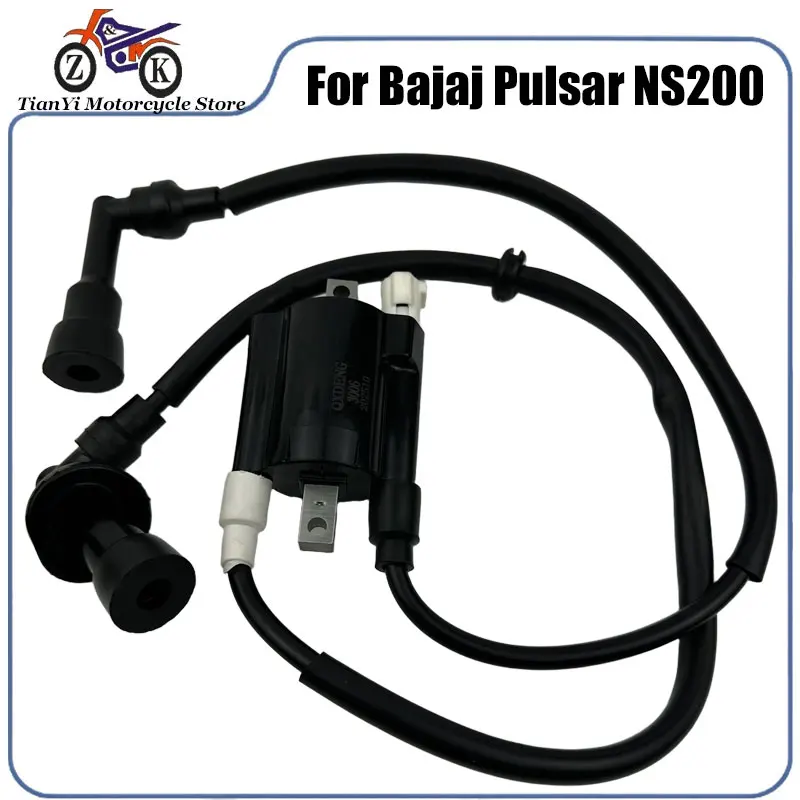 

Катушка зажигания NS200 для Bajaj Pulsar NS 200, комплект колпачков для проводов зажигания, сменные двойные отверстия, аксессуары для мотоциклов Wries