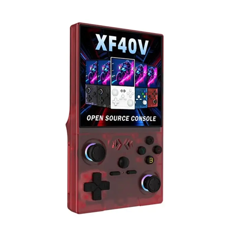 

【PRICE-DROP!】XF40V Retro Handheld Game Console Linux 4.0'' IPS Screen Supports Wifi Gamepad 64G Pocket Video Games Player