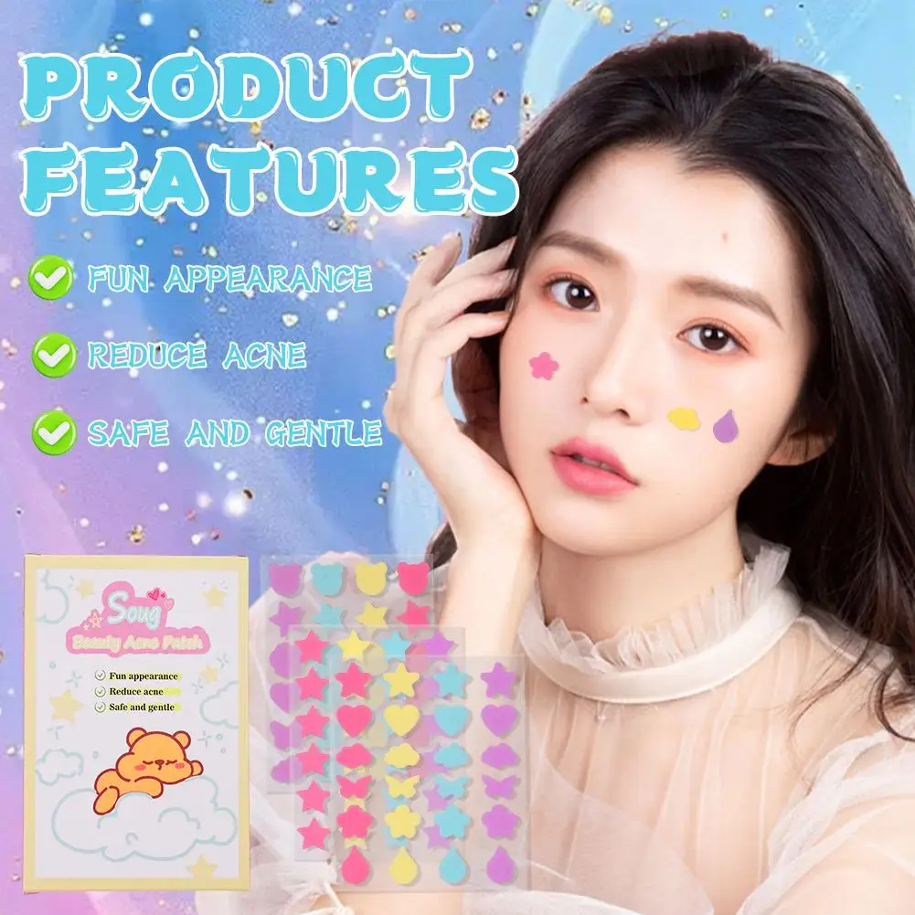 SOUG mignon hydrocolloïde acné Invisible bouton Patch autocollants élimination Patch points noirs outil soin Invisible imperfections bouton Faci L1Y7