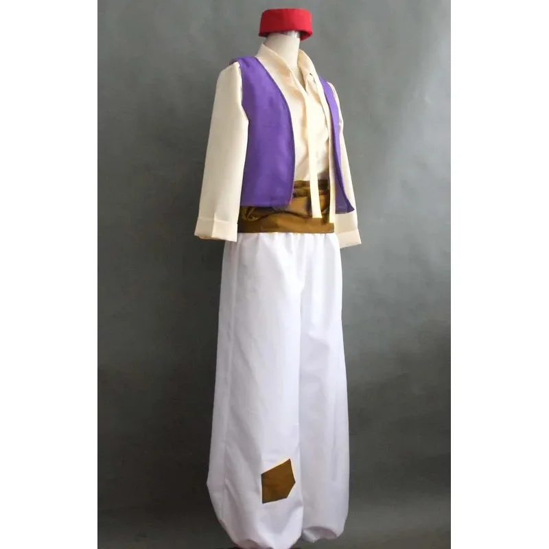 Aladdin Prince Aladdin Costume For Adult Man Halloween Party Movie Cosplay Costume Custom Made