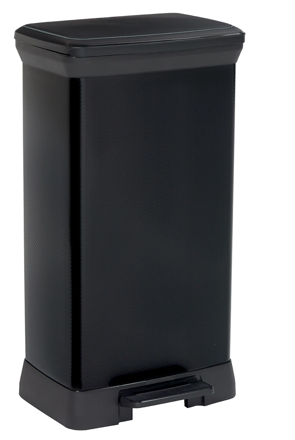 Curver Metallized Garbage Can with Pedal 50 L