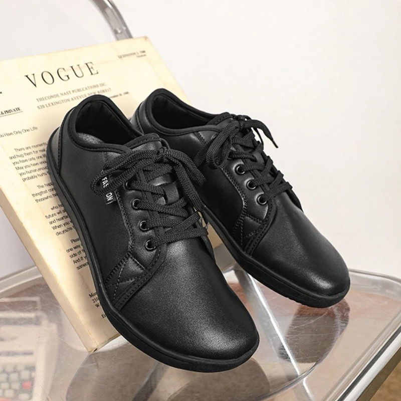 

Brown Shoes Designer Luxury Sports Shoes Fashionable Men's Shoes Leather Wide Version Barefoot Skateboard Shoe Men's Gift 2025