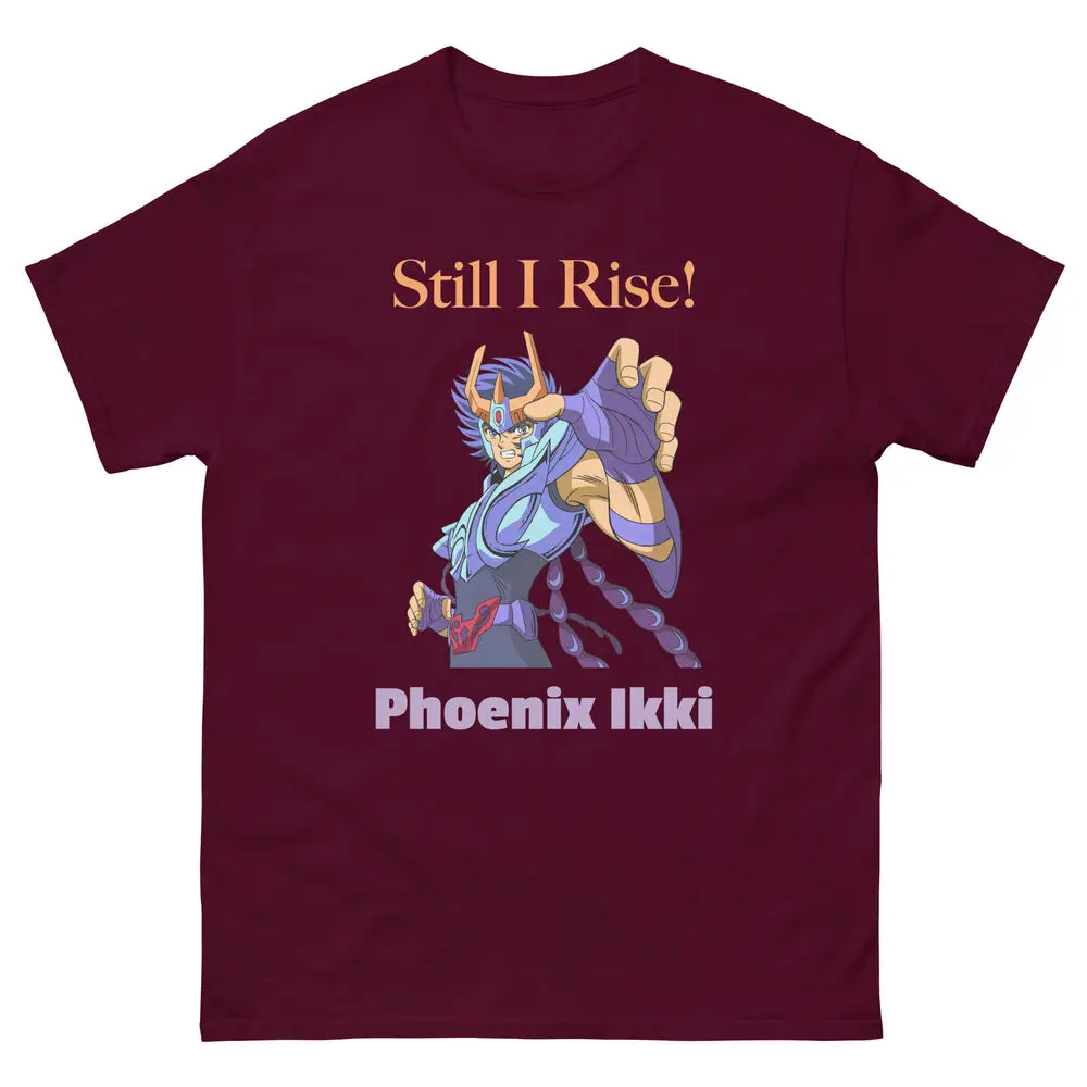 Still I Rise! Phoenix Ikki: Saint Seiya Unisex Classic Tee in Multiple Colors