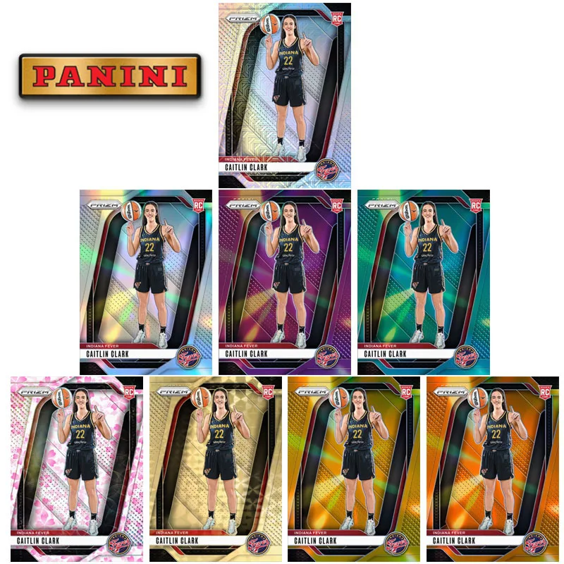 

Panini 2024 WNBA Base Prizms Caitlin Clark Индиана Fever Diy Домашние коллекционные карточки с баскетбольной звездой Коллекция подарков на день рождения