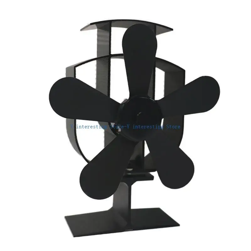 896A موقد يعمل بالحرارة ومروحة للاستشعار التلقائي لسجل الخشب مع مقياس الحرارة