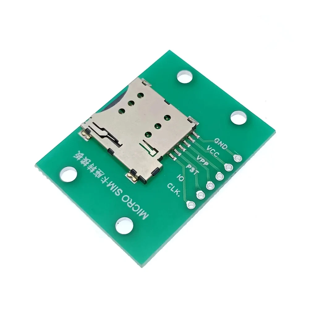 Nano micro SIM Card Holder PCB 6P Adapter Test Board SIM Card Slot To 2.54 DIP Circuit Board Small Medium Large Adapter board