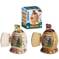 Cartoon Dinosaur Money Bank 3 In 1 Code Lock Fingerprint Password Electronic Money Saving Box Auto Scroll Pape Music Box gift