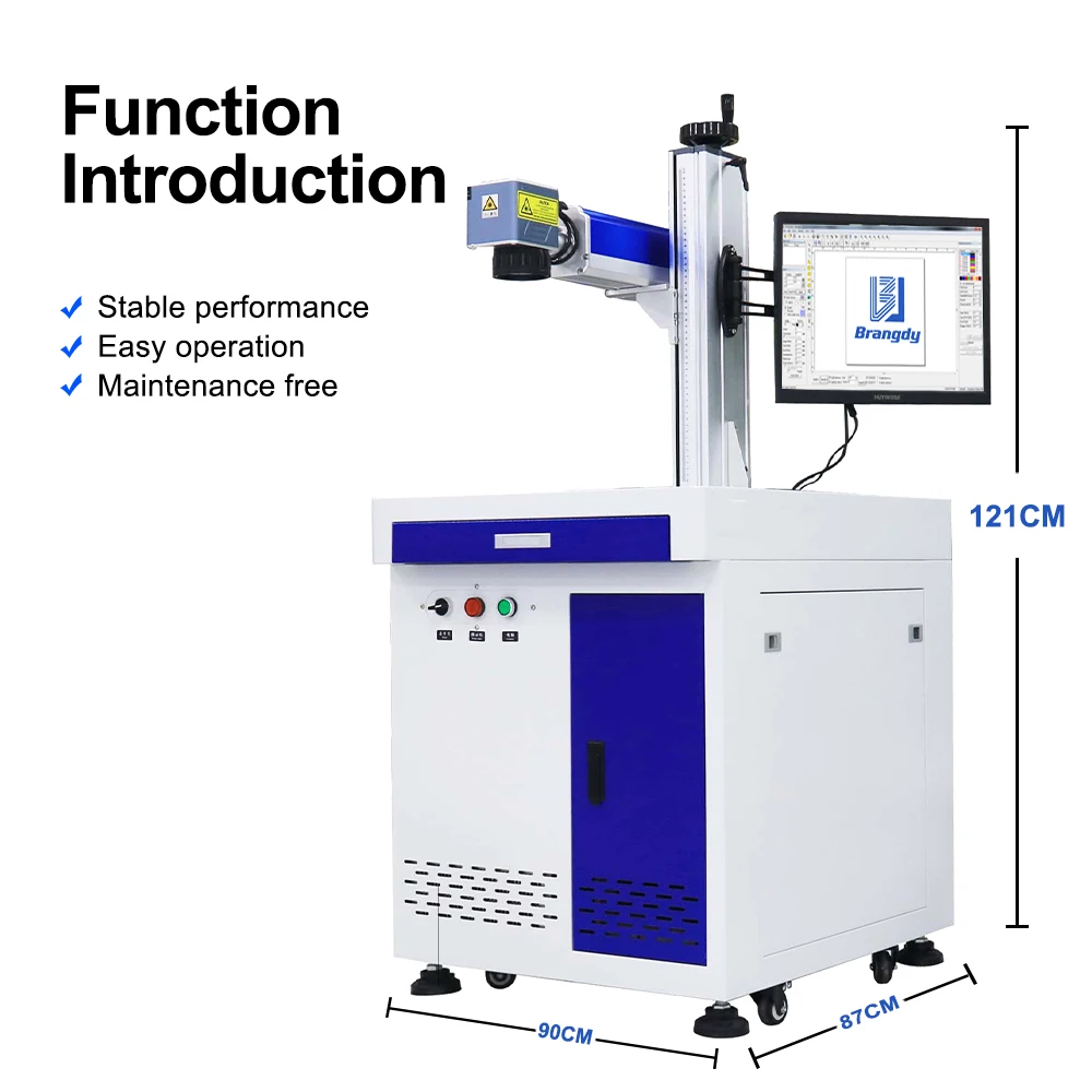 Automatic Fiber Laser Marking Machine 30W MAX Metal Engraving For Silver Gold Steel Jewelry for DIY Color Marking Laser Engraver