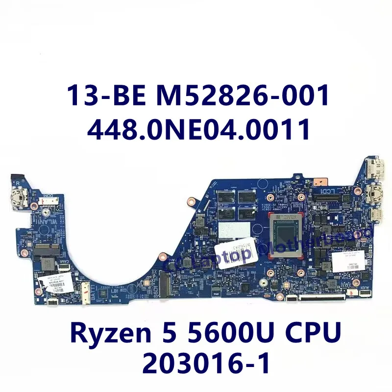 M52826-601 M52828-601 For HP 13-BE Laptop Motherboard With R5 5600U/R7 5800U CPU 448.0NE04.0011 203016-1 100%Tested Working Well