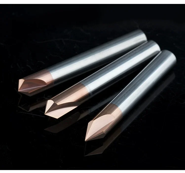 

Фреза для снятия фаски, твердосплавная угловая фреза, фреза для снятия фаски, фреза с V-образным пазом, 3 канавки, 60, 90, 120 градусов