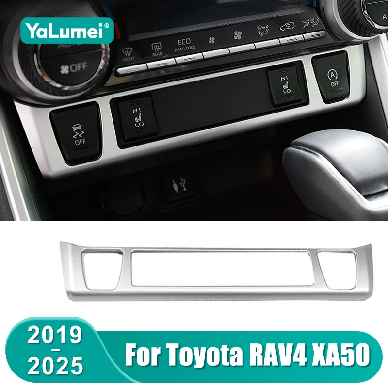 Für Toyota RAV4 XA50 2019 2020 2021 2022 2023 2024 2025 RAV 4 Hybrid Auto Zentrale Steuerung Sitzheizung Knopf Verkleidung Zubehör