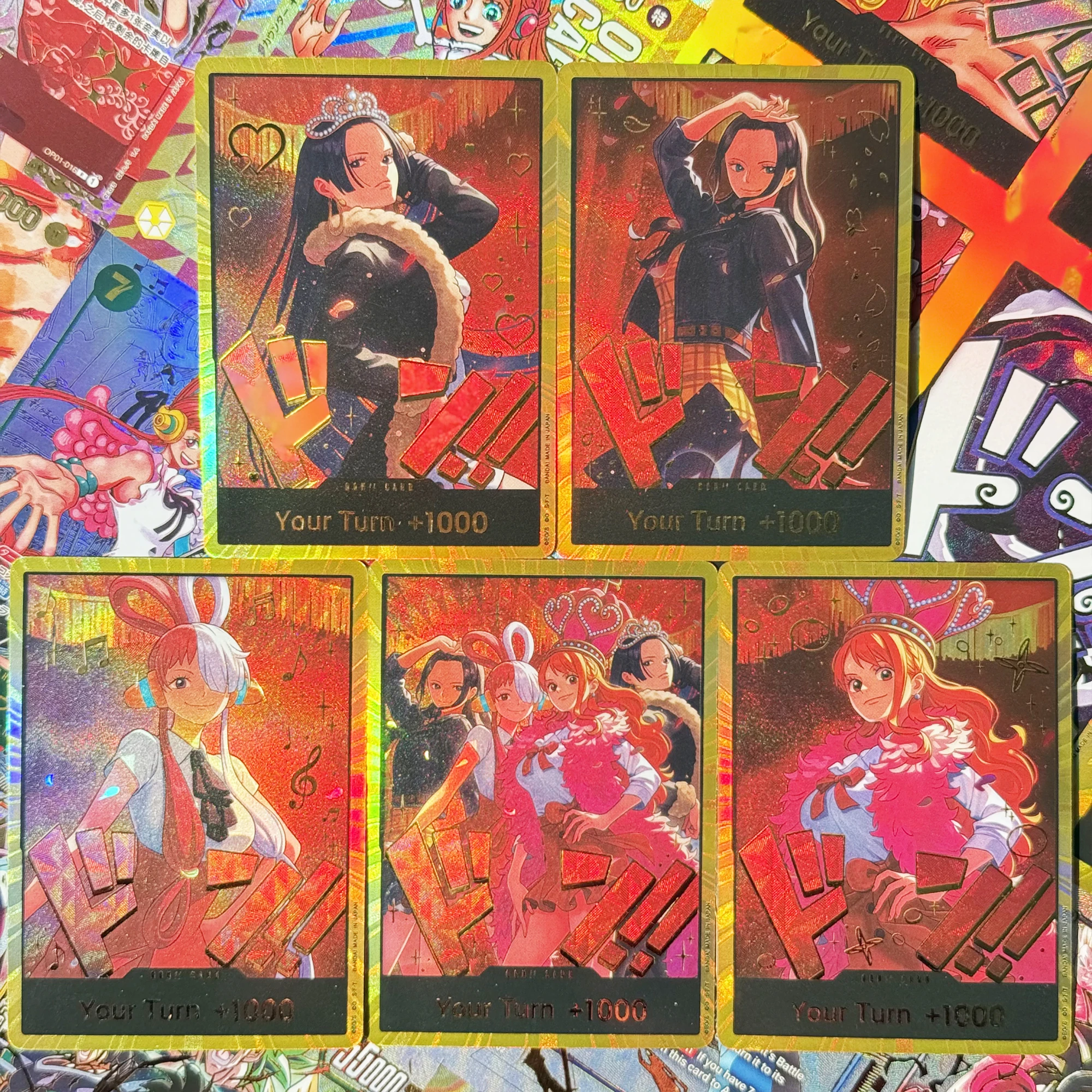 EB03 One Piece 18 PCS Heroines Edition Rare Card Uta Hancock Nami Robin Perona Foil holographic Textured Proxy OTCG Cards Game view 6