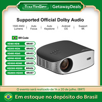 Touyinger ET32 1500ANSI Full HD 4K Projector  5G WIFI Home theater Media Video Player Smart Beamer