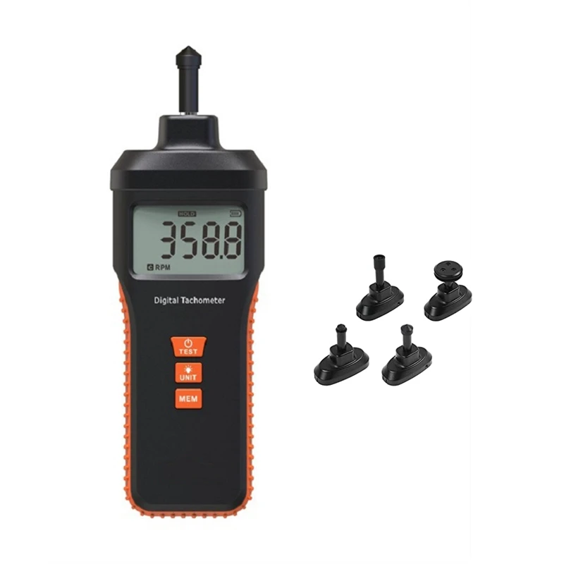 

Multimeter With Smart Touch Screen Black & Orange NCV Volt Meter Tests Voltage Current Frequency TRMS