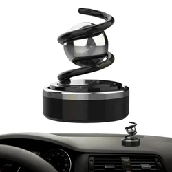Car Aromatherapy Diffuser Rings Rotary Air Freshener Dashboard Perfume Solar Auto Car Creative Ornaments Spring Suspend Ball