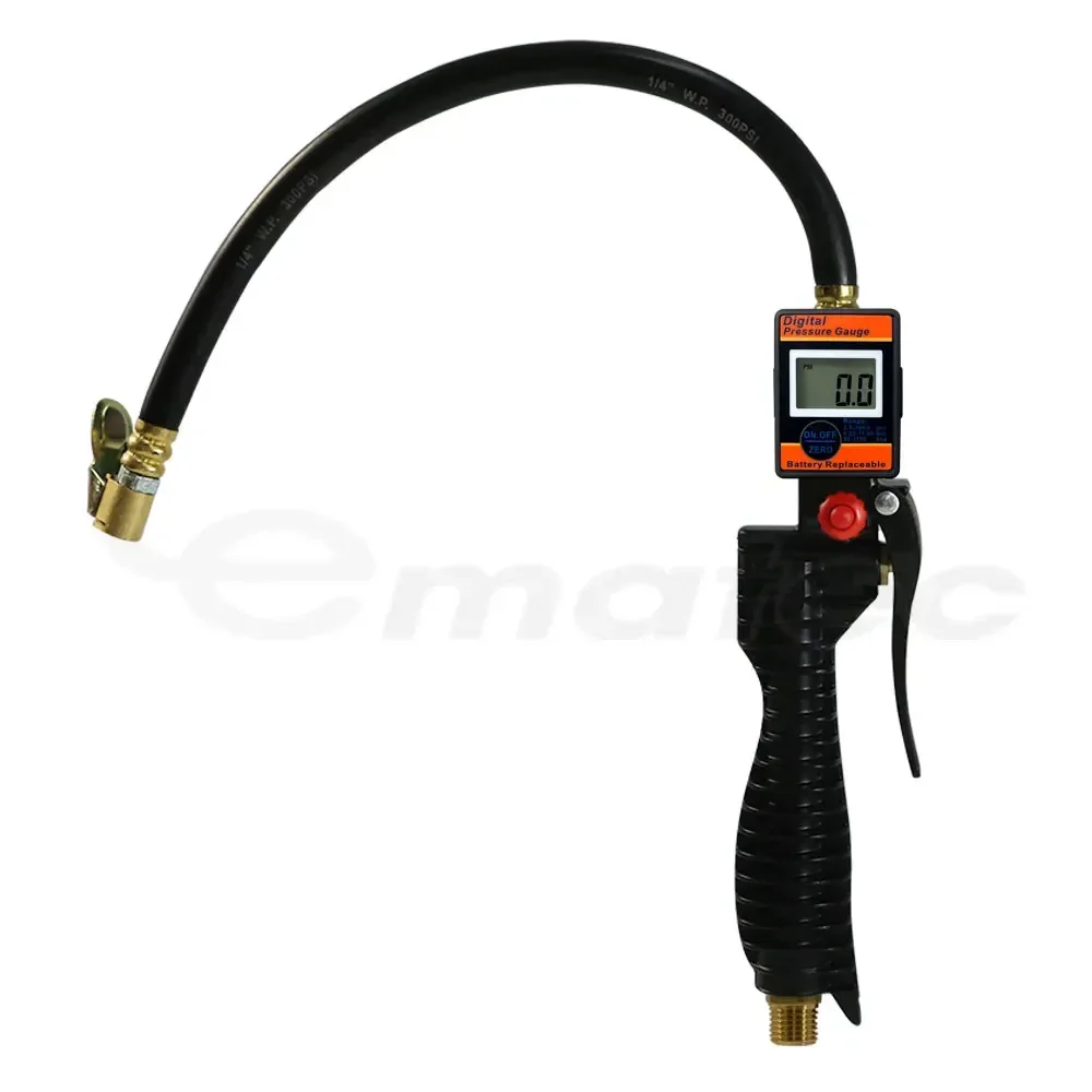 

Grip-type Lightweight Tyre Air inflating gun Digital Tire Inflator with Gauge